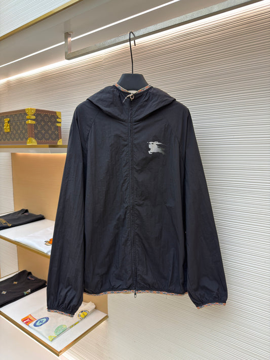 Vintage Check Hooded Jacket