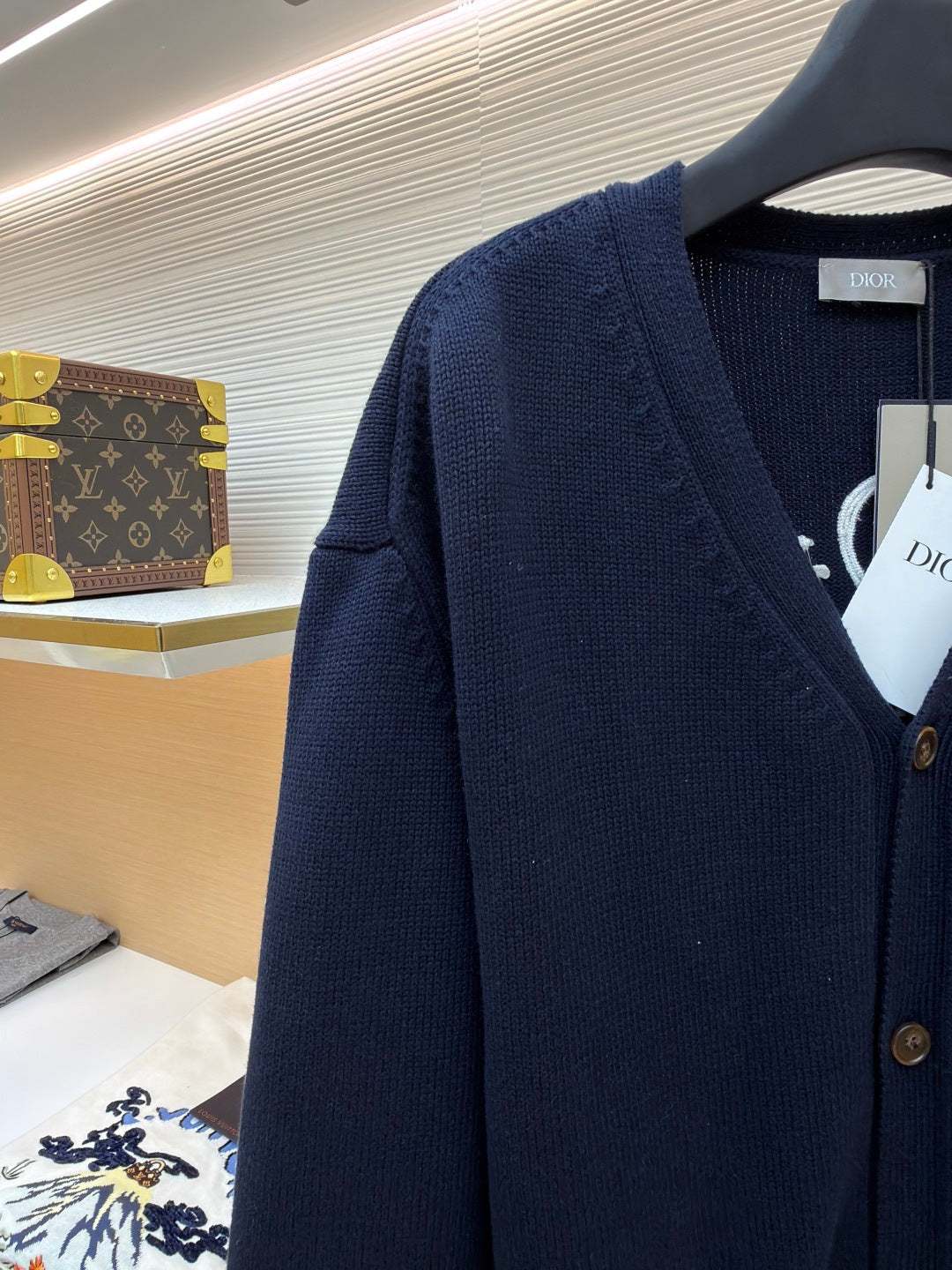 Embroidered Knit Cardigan