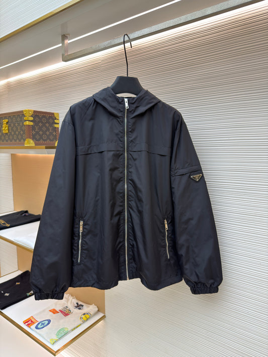 Logo Hooded Jacket