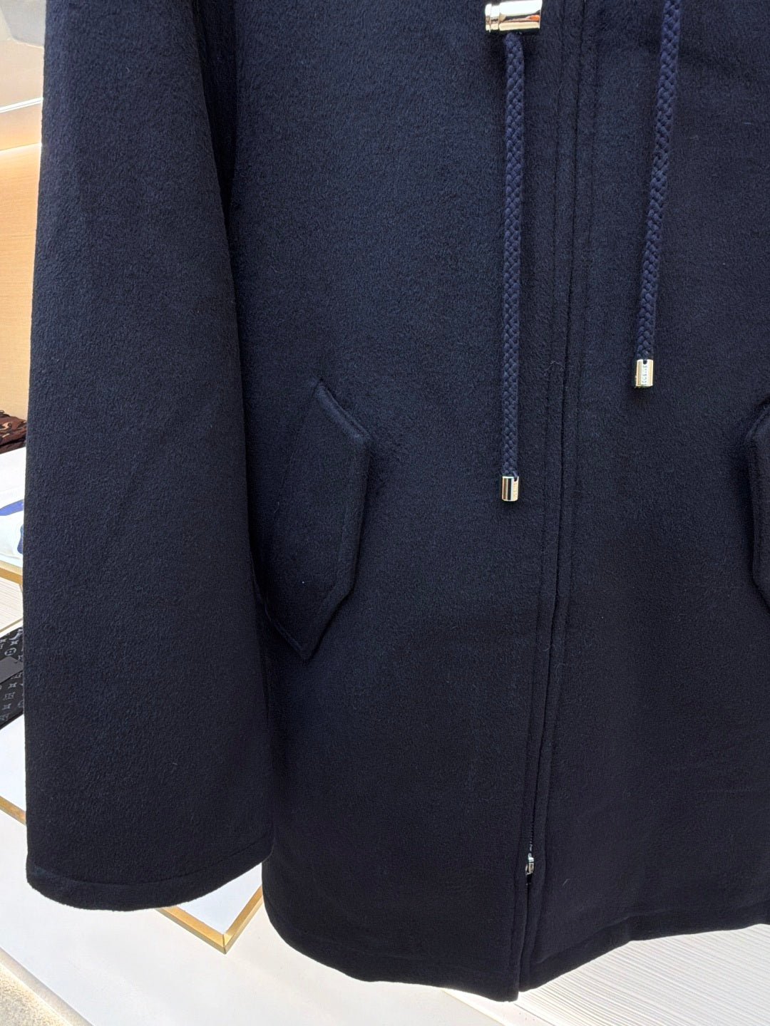 Logo Hooded Coat