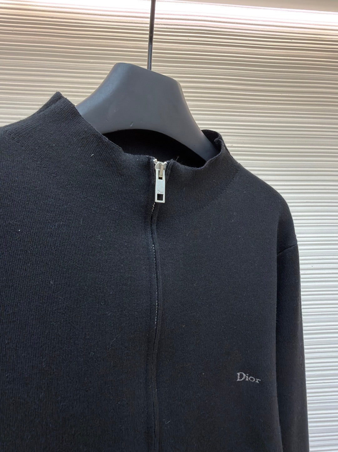 CD Logo Wool Knit Cardigan