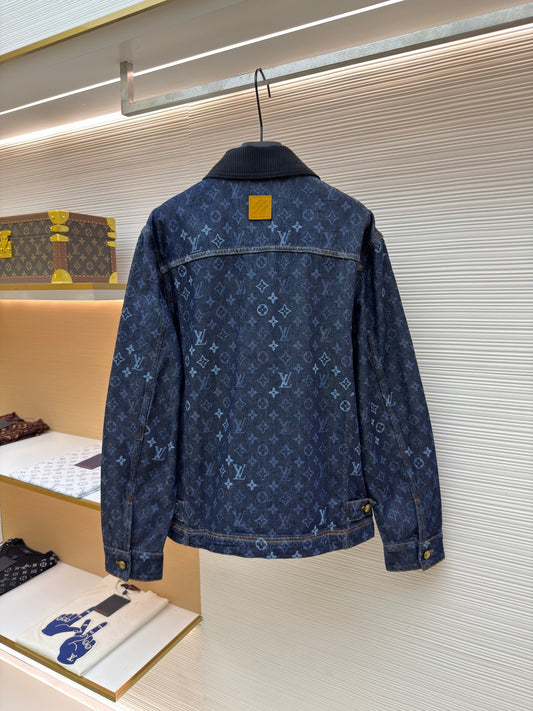 LV Logo Denim Jacket