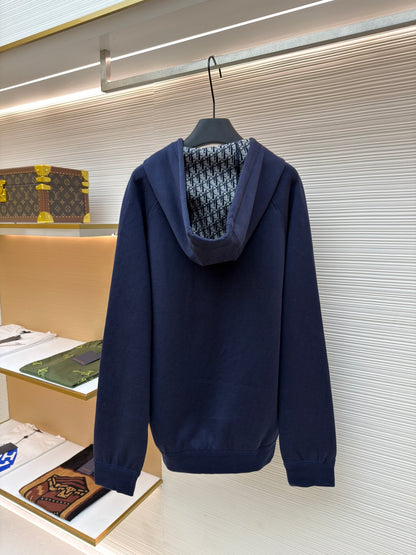 Oblique Cashmere Knit Cardigan