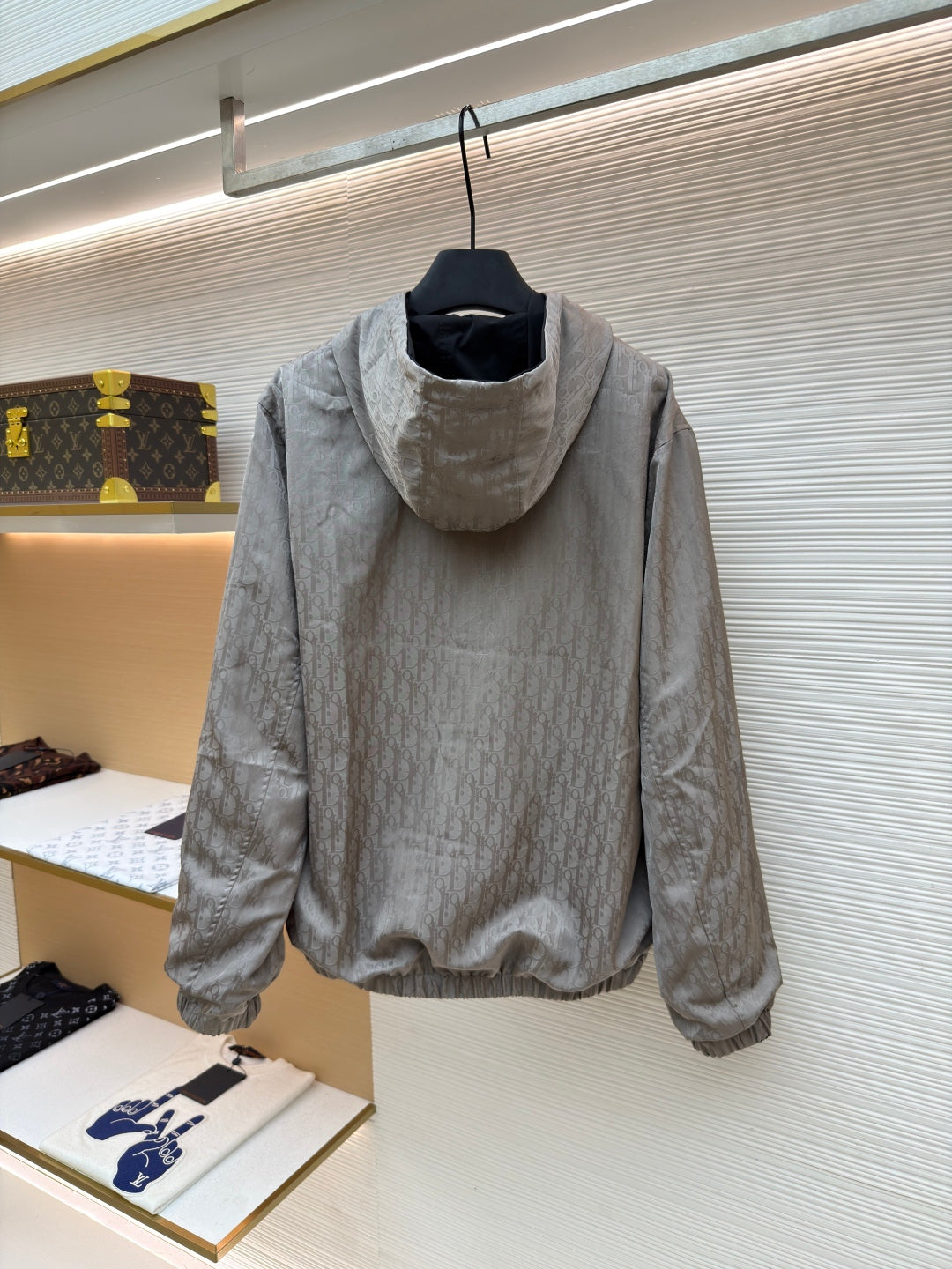 Oblique Hooded Jacket