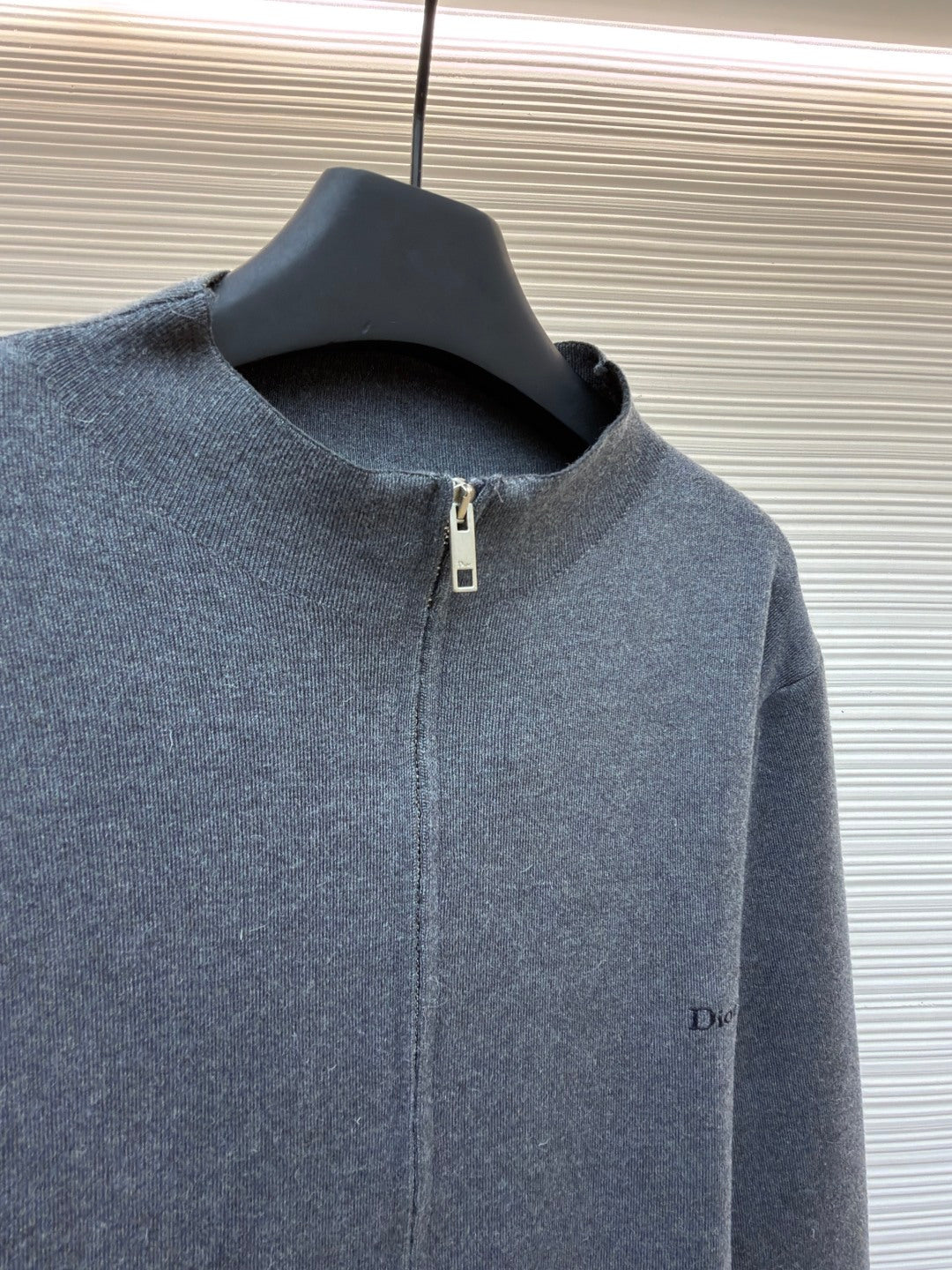 CD Logo Wool Knit Cardigan