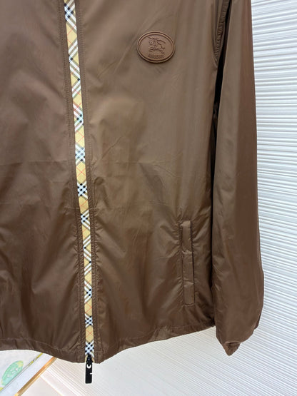 Vintage Check Hooded Jacket