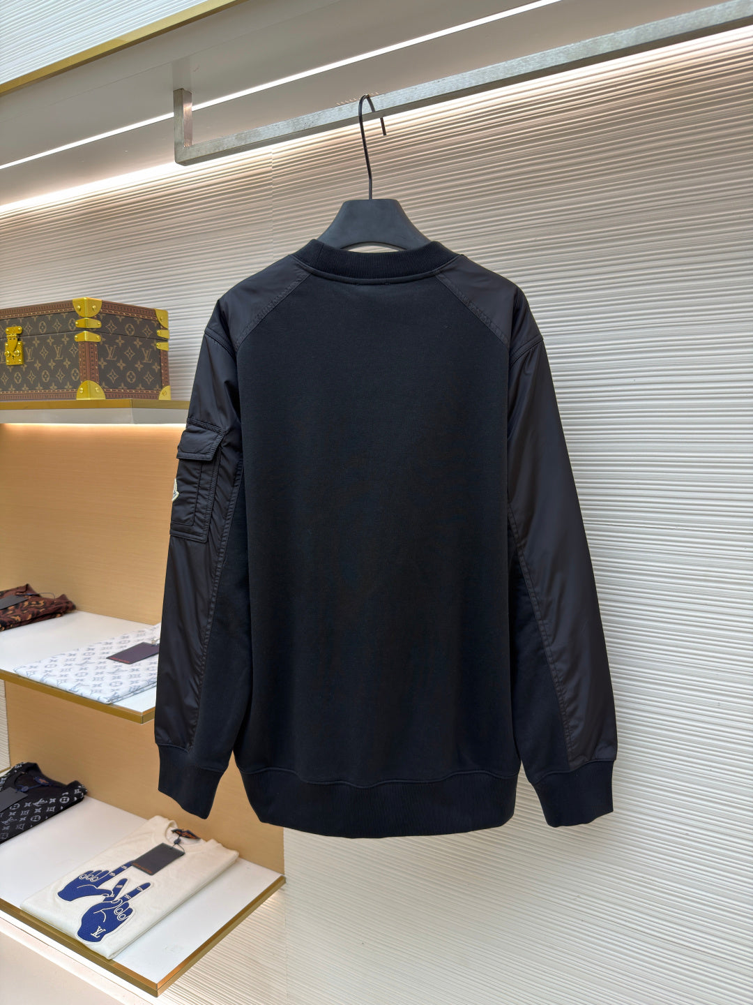 Logo Patch Crewneck Sweatshirt