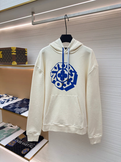Flower Motif Hoodie
