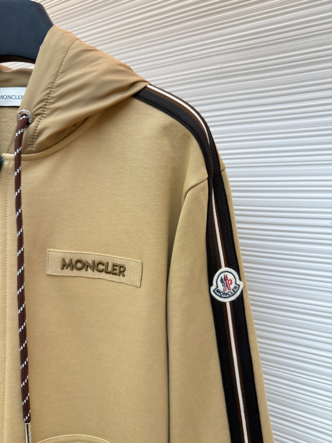 Logo Patch Zip-Up Hoodie