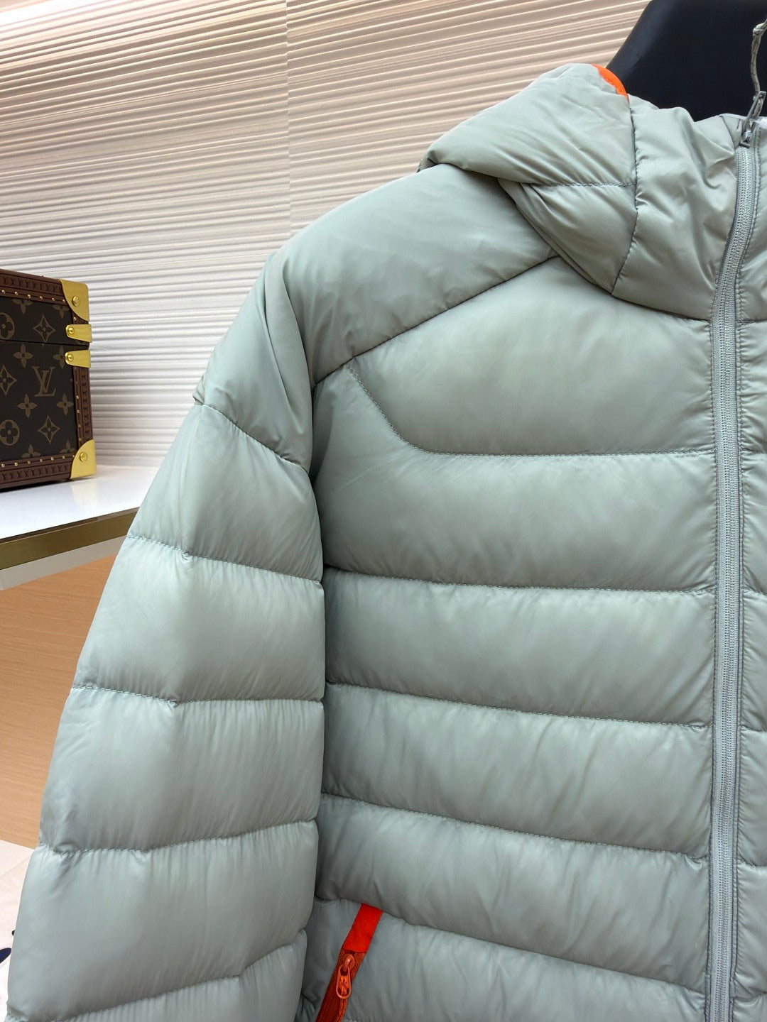 Embroidered Down Jacket