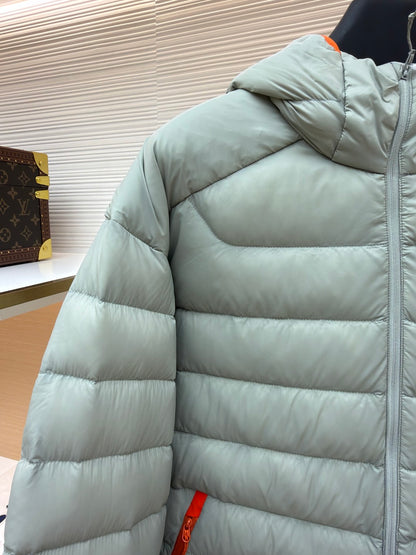 Embroidered Down Jacket
