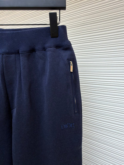 Oblique Cashmere Trousers