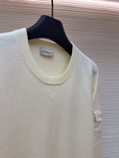 Logo Patch Crewneck Sweater