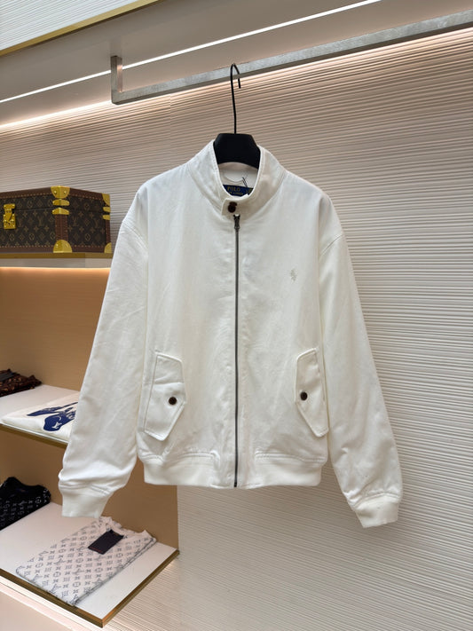 Embroidered Zip Jacket