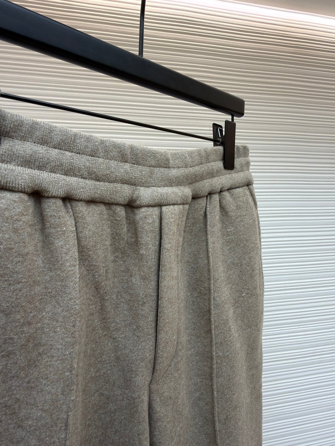 Oblique Cashmere Trousers