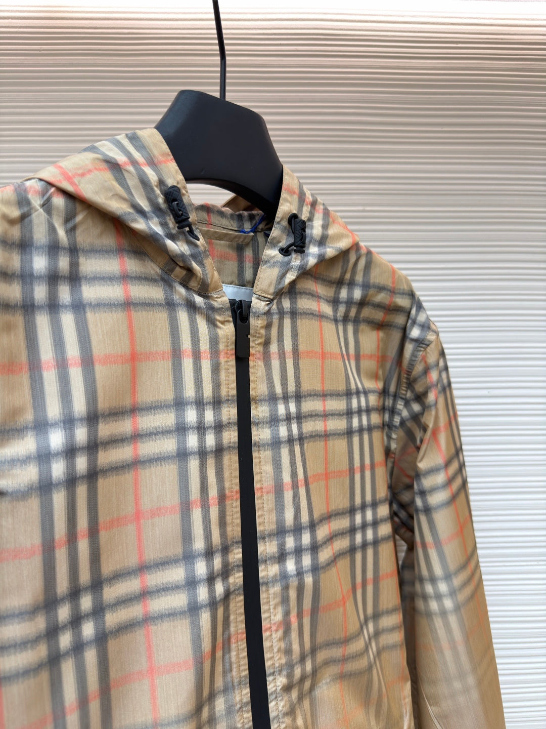 Vintage Check Hooded Jacket