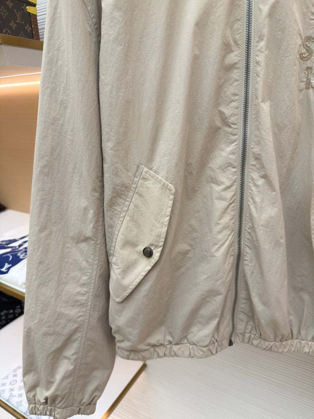 LV Logo Windbreaker Jacket