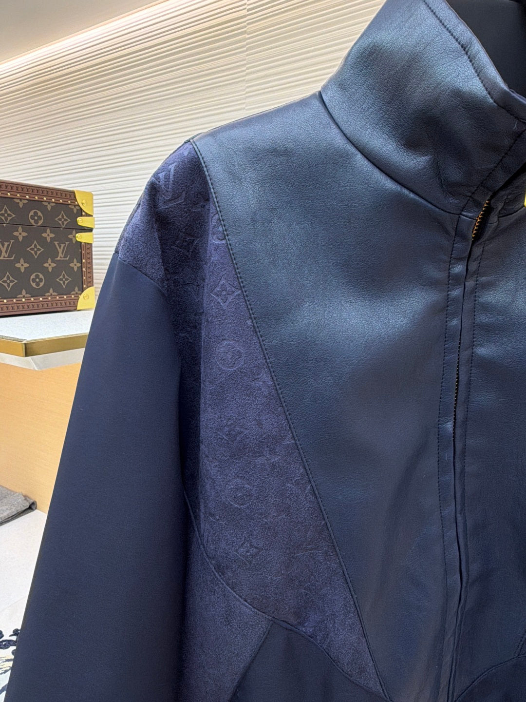 Monogram Leather Jacket