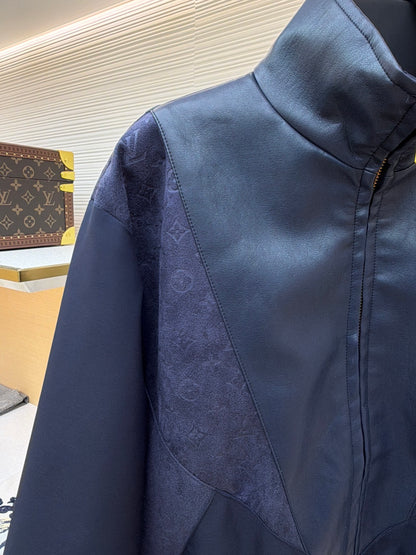 Monogram Leather Jacket