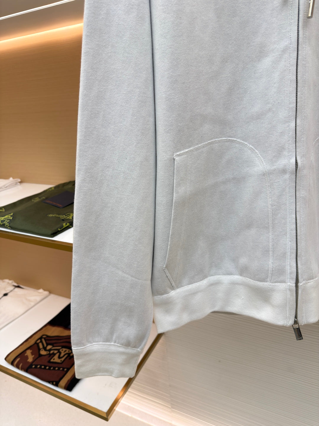 Oblique Cashmere Knit Cardigan