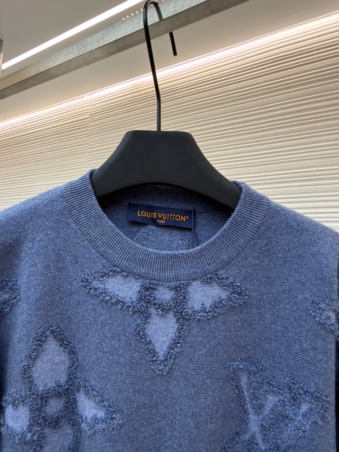 Flower Motif Crewneck Sweatshirt