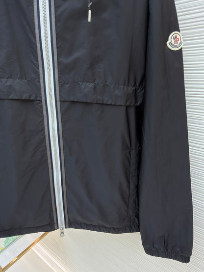 Logo Patch Hooded Jacket