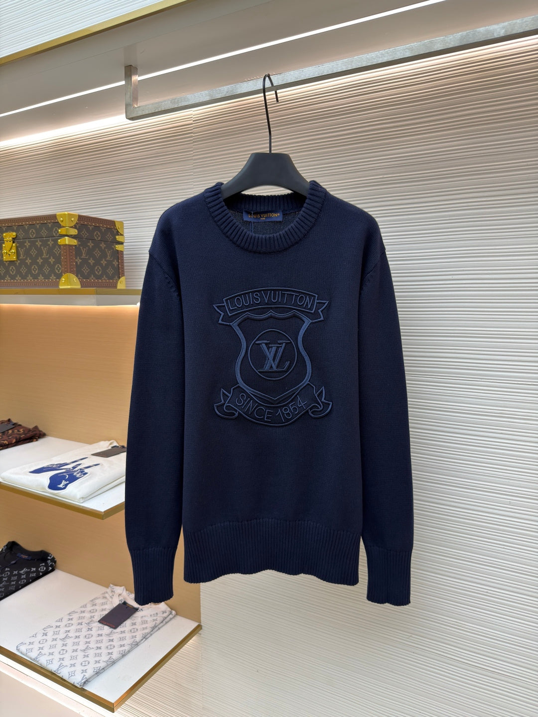 LV Logo Crewneck Sweater