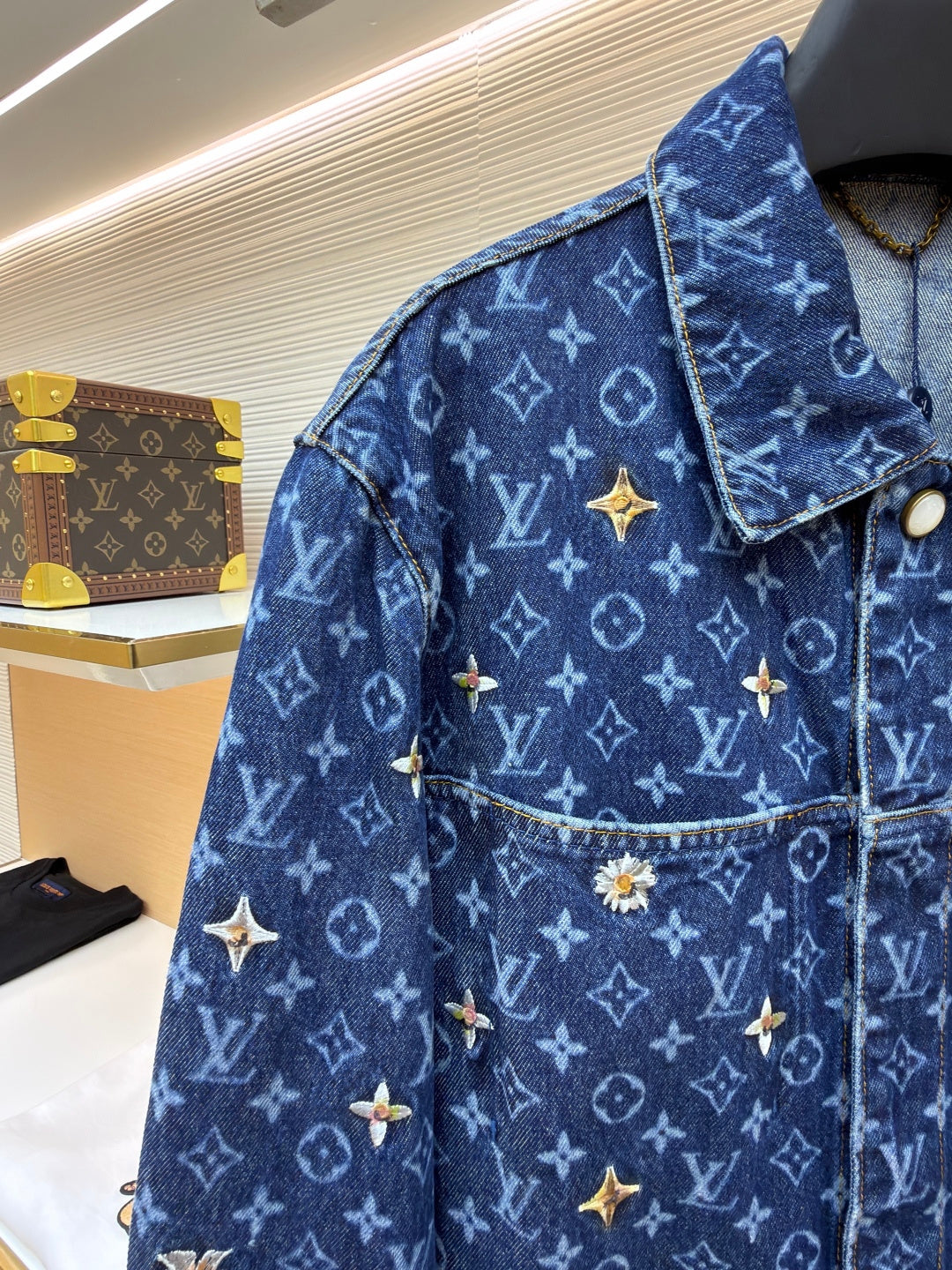 LV Logo Denim Jacket