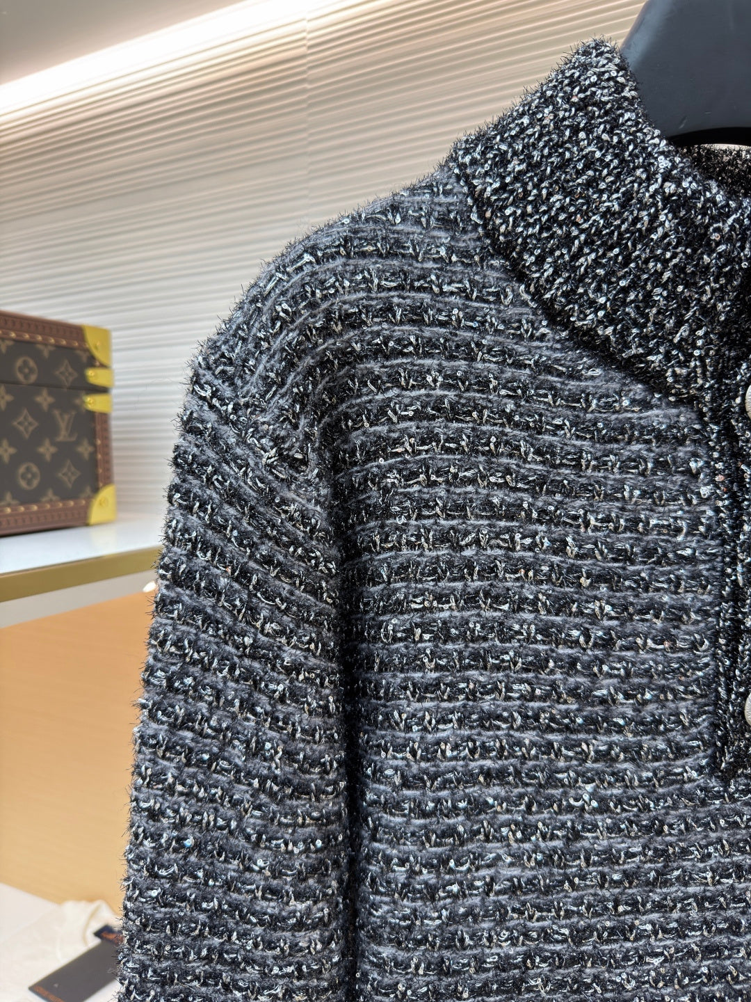 Tweed Crewneck Sweater