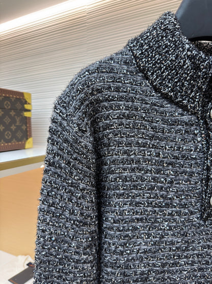 Tweed Crewneck Sweater