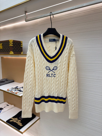 Cable-Knit Crewneck Sweater