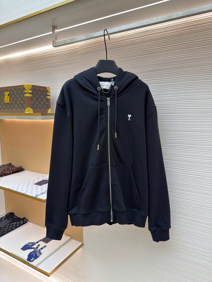 de Cœur Zip-Up Hoodie