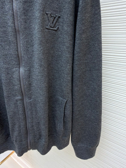 LV Logo Cashmere Crewneck Sweater
