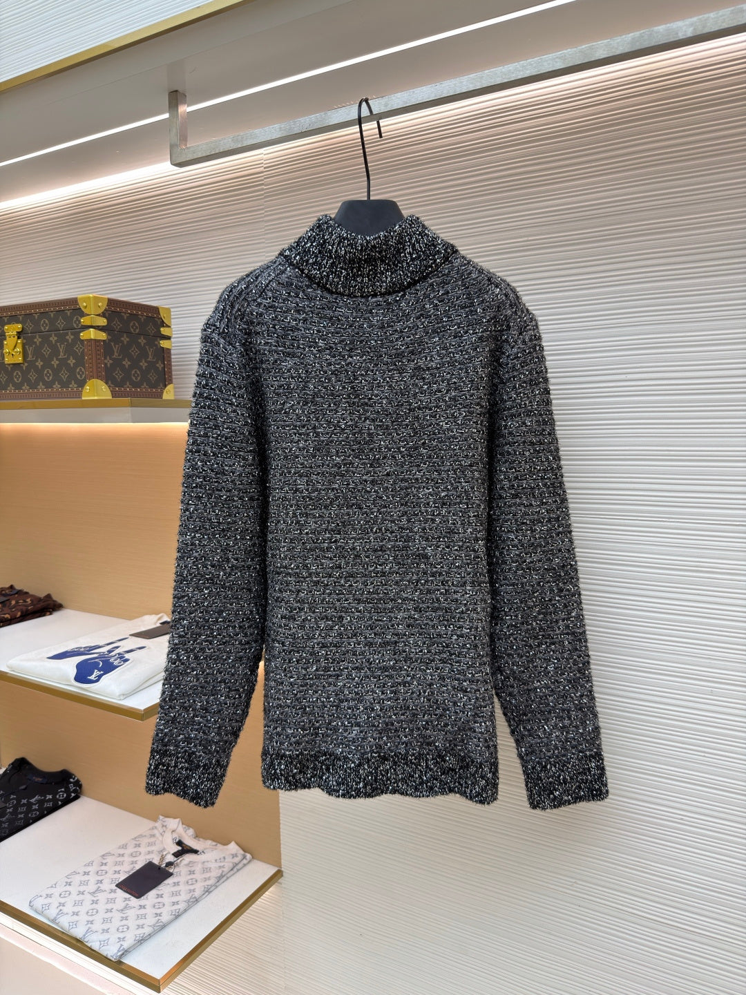 Tweed Crewneck Sweater