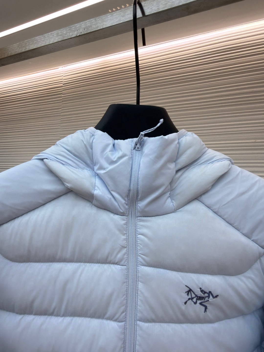 Embroidered Down Jacket