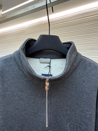 Embroidered Crewneck Sweatshirt