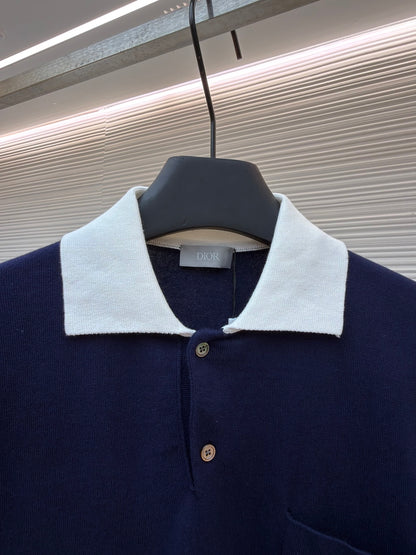 Embroidered Knit Polo