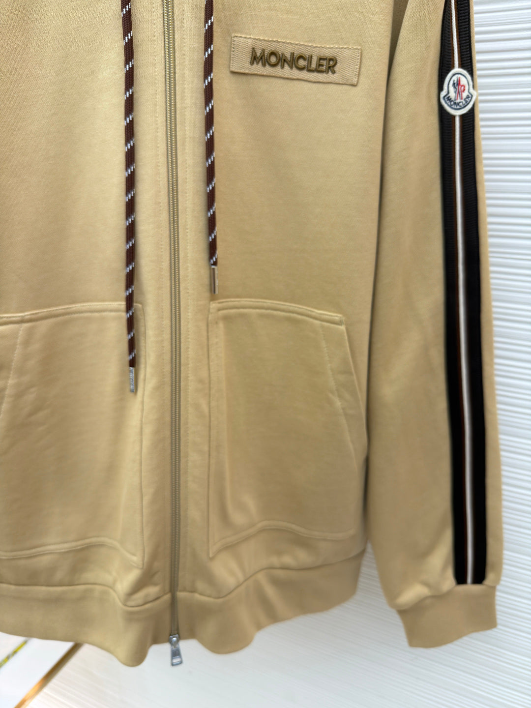 Logo Patch Zip-Up Hoodie