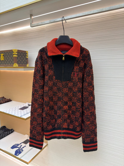 Damier Crewneck Sweater