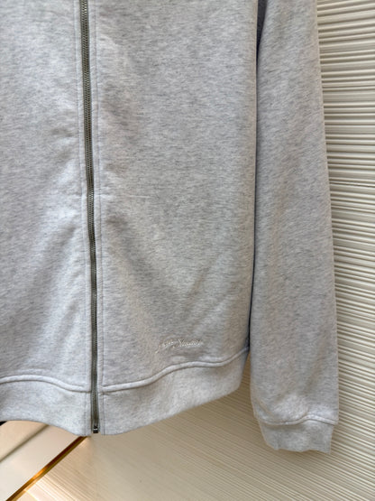 Embroidered Zip Jacket