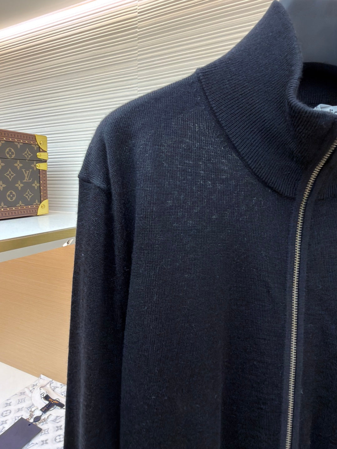Bow Motif Wool Jacket