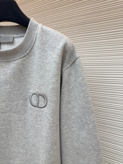 Embroidered Crewneck Sweatshirt
