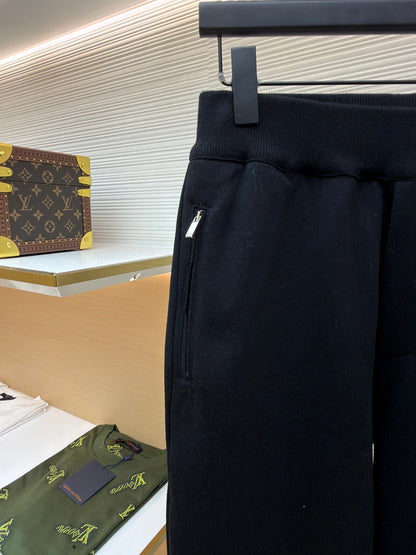 Oblique Cashmere Trousers