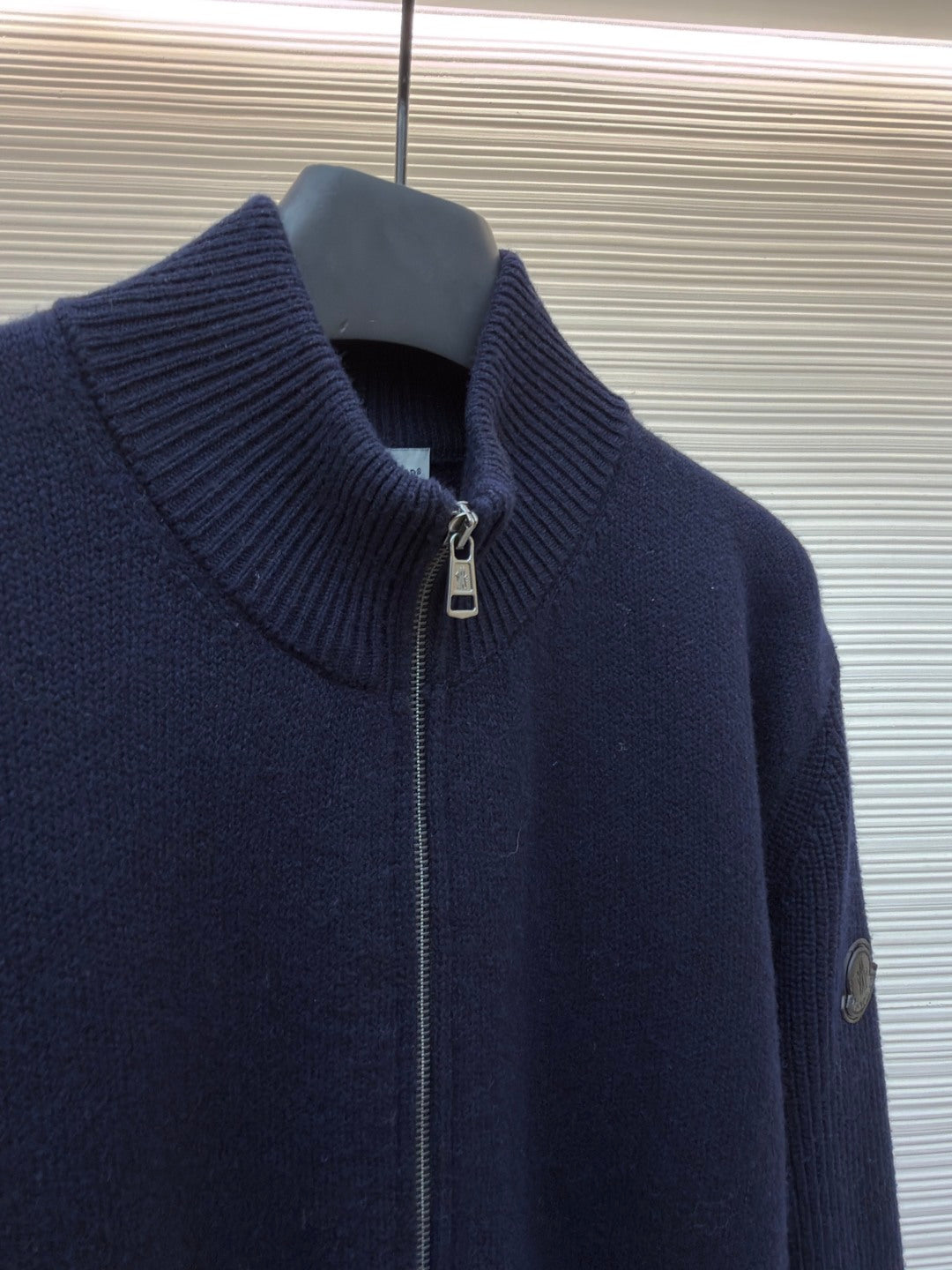 Logo Patch Knit Cardigan