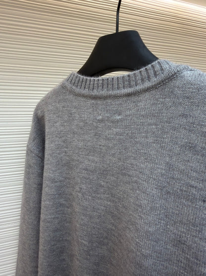 Embroidered Crewneck Sweater