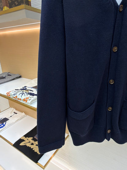 Embroidered Knit Cardigan
