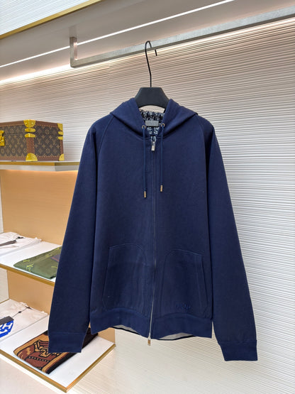 Oblique Cashmere Knit Cardigan