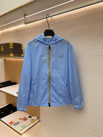 Vintage Check Hooded Jacket