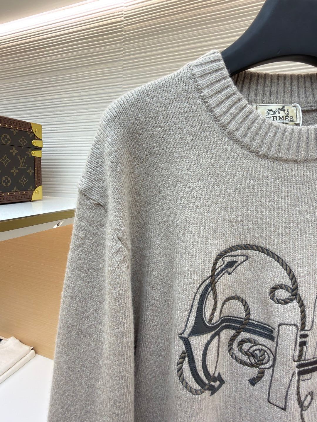 Embroidered Crewneck Sweater