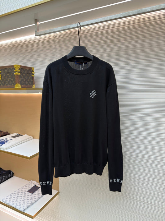LV Logo Crewneck Sweater